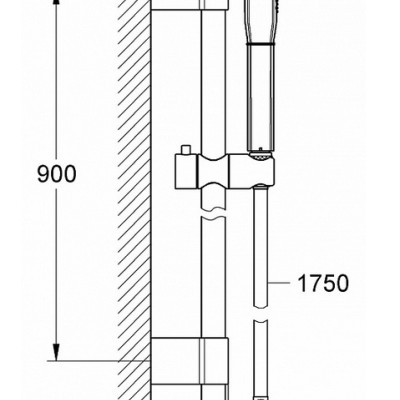 Душевой гарнитур Grohe Grandera Stick (26038000)