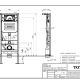 Инсталляция для подвесного унитаза TOTO (WH182EAT)