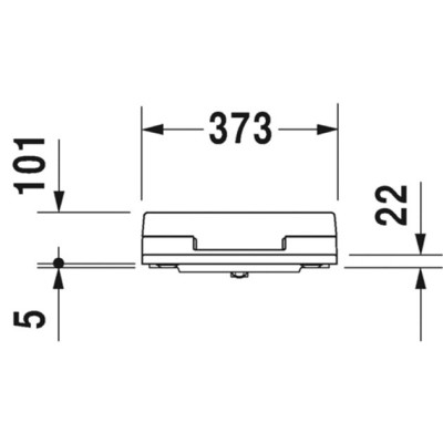 Крышка биде DURAVIT SENSO WASH SLIM 611000