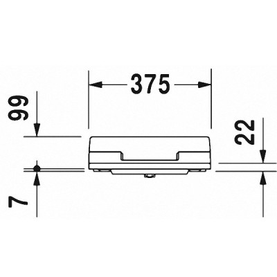 Крышка биде DURAVIT SENSO WASH SLIM 611200