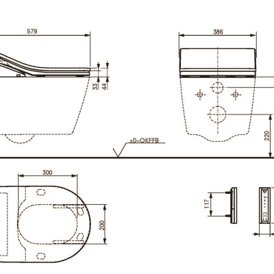 Унитаз-биде ТОТО WASHLET RX EWATER+