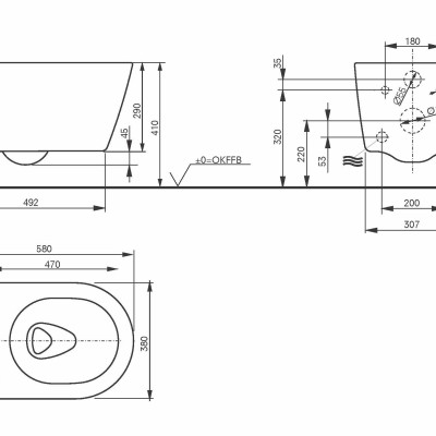 Унитаз-биде ТОТО WASHLET RX EWATER+