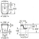 Унитаз напольный приставной Roca Gap (A347477000)