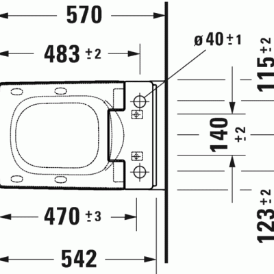 Унитаз подвесной Duravit Viu Rimless для SensoWash (25115900001)