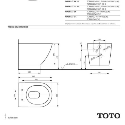 Унитаз подвесной TOTO NC CW762Y